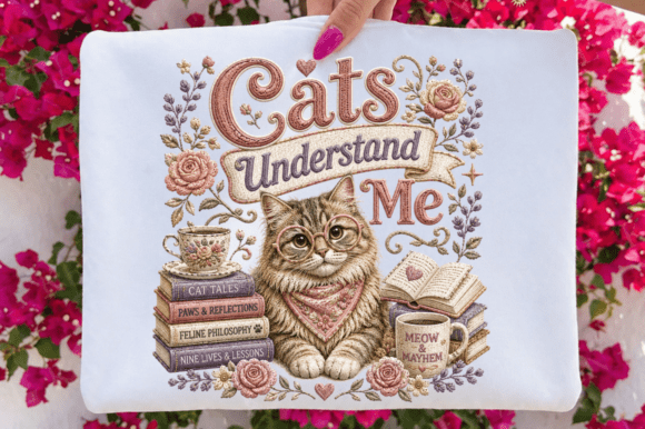 Cats Understand Me T-Shirt Design