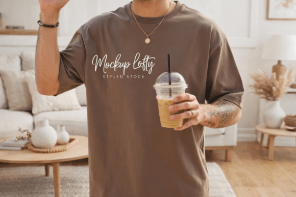 Comfort Colors CC1717 Espresso Mockup 14
