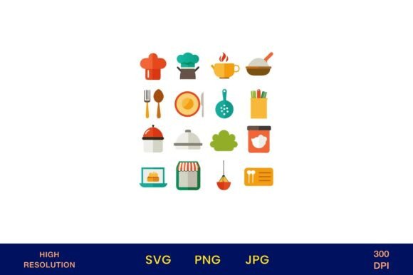 Cooking Tools and Food Items Vector: A Strategic Resource for Creativity and Communication