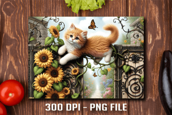 Fluffy Kitten Cat Garden Cutting Board: A Strategic Tool for Kitchen Creativity