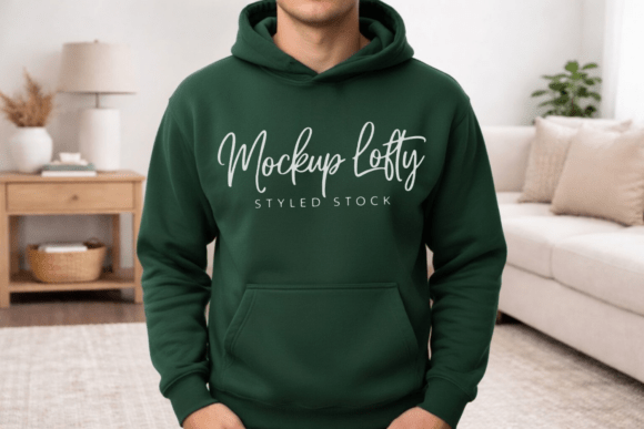 Forest Green Gildan 18500 Mockup 6: A Versatile Tool for Designers and Brands