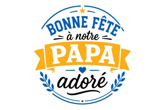 French Best Papa Typography Vector: A Versatile Design Asset for Creative Projects