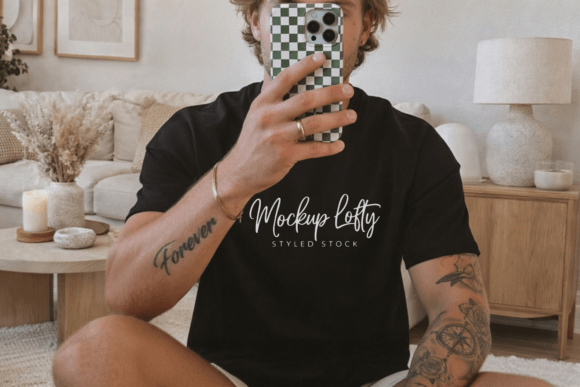 Mastering Brand Presentation: The Gildan 5000 T-shirt Mockup 8 for Professional Designers