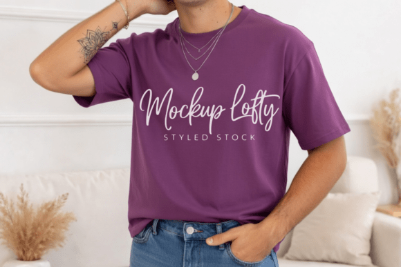 Mastering Visual Design with the Comfort Colors C1717 Oversized Mockup 18