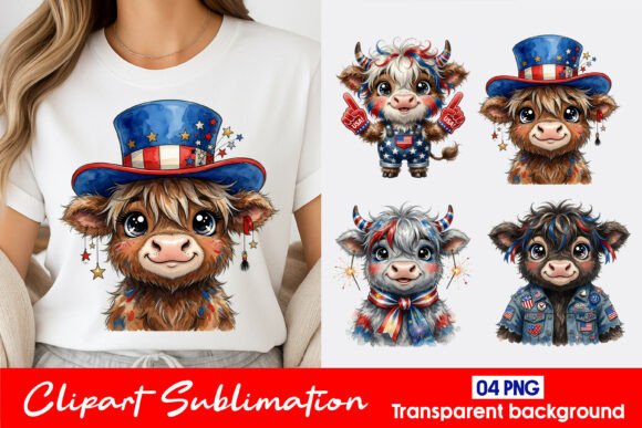 Patriot Cow Clipart PNG: A Versatile Resource for Creative and Practical Use