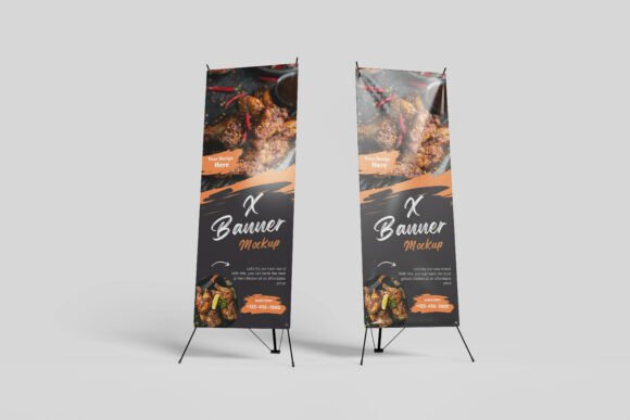 Professional X Banner PSD Mockup