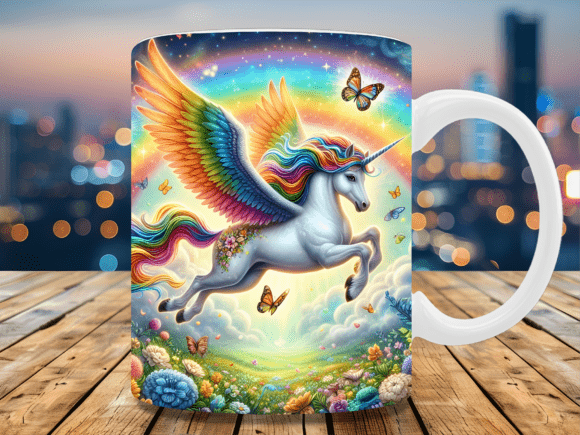Rainbow Pegasus Unicorn Mug Wrap: A Strategic Tool for Creative and Business Success