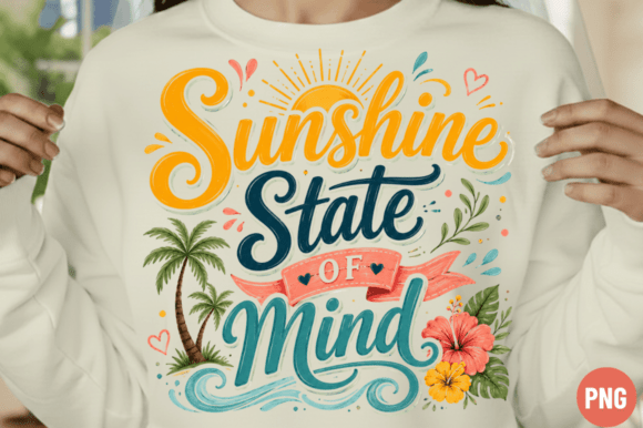 Sunshine State of Mind PNG Design
