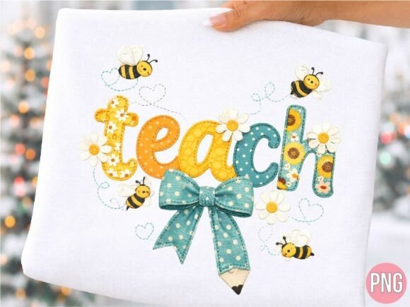 Teach Pencil Ribbon Bumblebee PNG Shirt: A Versatile Digital Design for Creative Projects