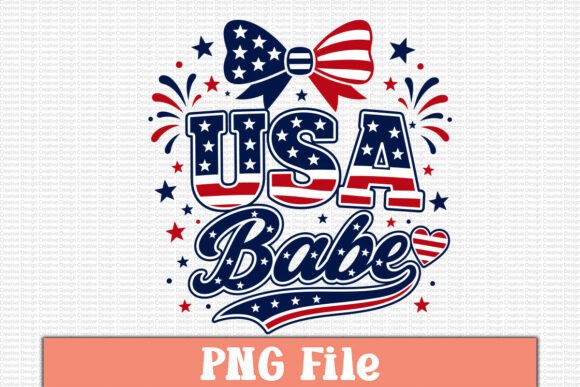 USA Babe Free PNG Design and 4th Of July Free PNG: A Creative Resource for All