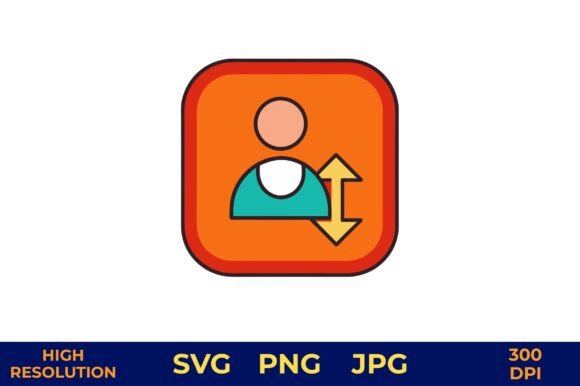 User Profile Icon with Follow Up Action