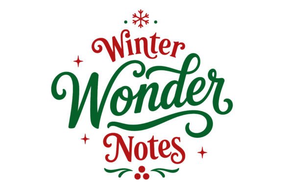 Winter Wonder Notes Christmas SVG: A Versatile Design for Holiday Creativity